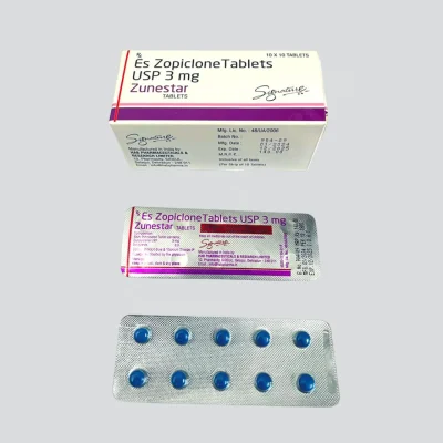 Zunestar (Eszopiclone Tablets USP 3 mg)