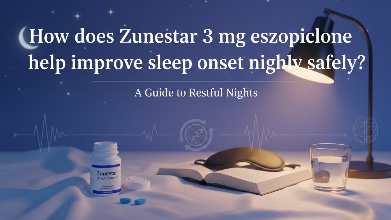 Zunestar 3 mg eszopiclone